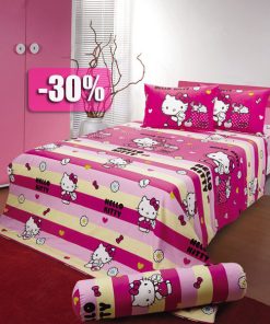 Chăn ga gối Hello Kitty mã mầu K15028