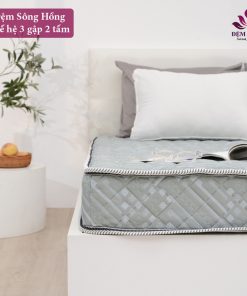 Đệm bông siêu nảy Sông Hồng Natural Fiber - Bảng giá khuyến mại Dem Song Hong th33
