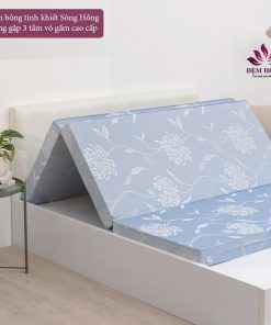 Bảng giá đệm bông ép Sông Hồng 3 tấm vỏ gấm