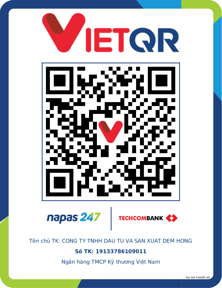 QR Code công ty TNHH đầu tư và sản xuất Đệm Hồng