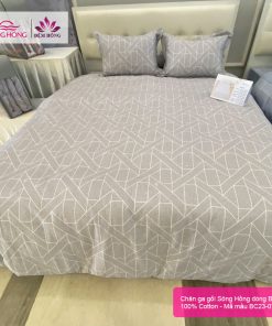 Mẫu chăn ga gối Sông Hồng cotton mã BC23 072