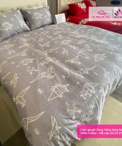 Mẫu chăn ga gối cotton mã Bc23-073