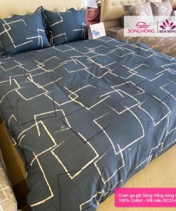 Chăn ga gối Sông Hồng Basic mã BC23082
