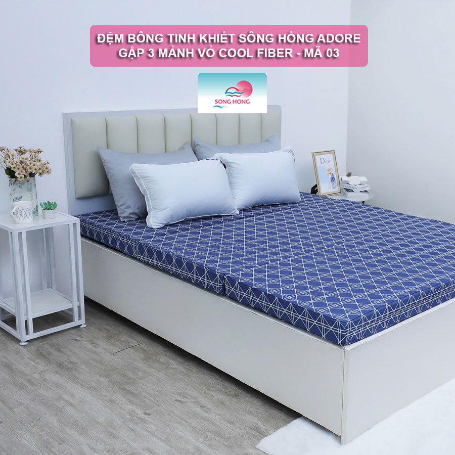 Chăn ga gối đệm Sông Hồng Cà Mau - Nâng tầm giấc ngủ Đệm Sông Hồng Adore mã màu 03