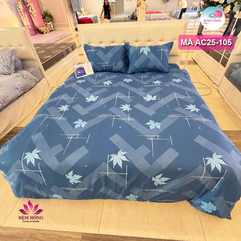 Chăn ga gối Sông Hồng Adore mã AC25-105
