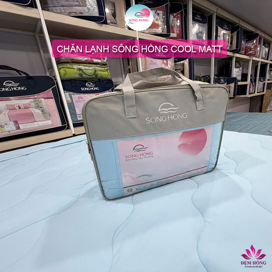 Chăn ga gối đệm Sông Hồng Thái Bình chan lanh Song Hong Cool Matt 1